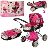 Коляска доладна класична для ляльок HAUCK D86509 Лялькова з люлькою перенесенням і кошиком**
