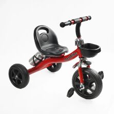 Триколісний дитячий велосипед на педалях Best Trike BS-12190 з пляшечкою червоний