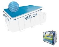 Тент (покриття) теплозберігаючий для басейну INTEX 28018 прямокутний 960-466см