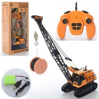 Будівельний кран на р/у з рухомими деталями 9503 на радіоуправлінні. Музика звук**