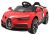 Дитячий електромобіль T-7638 EVA WHITE, Bugatti, червоний