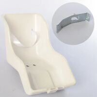 Крісло на велосипед для ляльки AS1906 універсальний пластик кріплення метал біле **