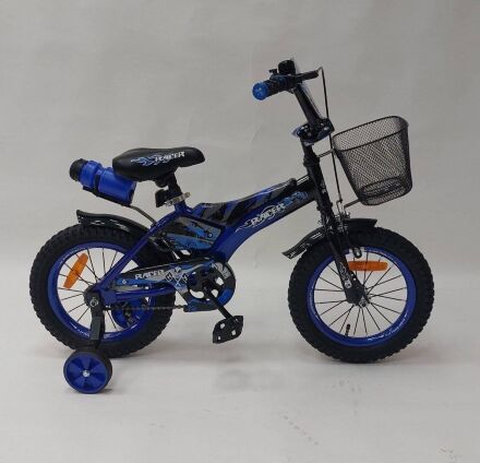 Дитячий двоколісний велосипед 14 дюймів для хлопчика Racer з додатковими колесами