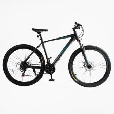 Спортивний алюмінієвий велосипед 29 дюймів Corso "AMG" MG-29809 Shimano 21 швидкість чорний