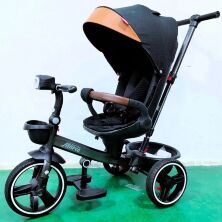 Триколісний велосипед коляска BestTrike "Marco" 9155 / 315-40 з музичною фарою та телескопічною ручкою
