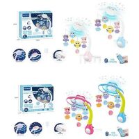 Карусель (Мобіль) на ліжечко з проектором зоряного неба, з пультом. 9990C-D