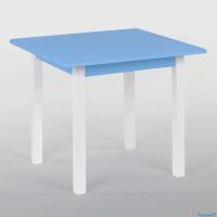 Столик 60*60 "ИГРУША", блакитний