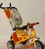 Велосипед дитячий триколісний Azimut BC-15 An Safari Єва колеса (жовтий)