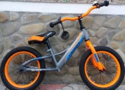 Дитячий беговел Crosser Balance bike Air 16" сірий**
