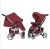 Дитяча прогулянкова коляска CARRELLO Vista CRL-8505 Ruby Red в льоні + дощовик