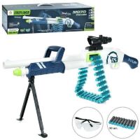 Дитячий автомат-бластер з прицілом M630 на м'яких кулях із присосками 30шт + окуляри