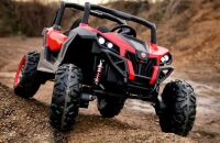 Дитячий двомісний електромобіль Bambi Racer 4WD Баггі M 3602EBLR-3 Квадроцикл Червоний
