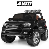 Дитячий електромобіль Ford Ranger 4WD M 3573EBLRS-2 з м'яким сидінням чорний автопокраска**