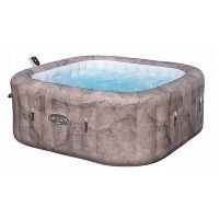Квадратний надувний басейн-джакузі BESTWAY 6001K з нагрівачем та Wi-Fi