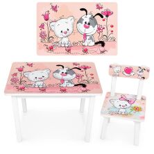 Дитячий стіл зі стільчиком Bambi BSM2K-10К Кошеня**