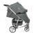 Дитяча прогулянкова коляска CARRELLO Vista CRL-8505 Shark Gray в льоні + дощовик