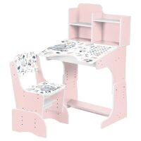 Дитяча парта зі стільчиком Bambi B 2071-88-2 Птах рожева**