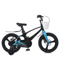 Дитячий велосипед PROFI 16 дюймів MB 161020-1 STELLAR магнієва рама та вилка, кошик, дискові гальма