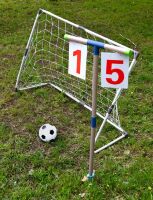 Футбольні ворота 2 штуки дитячі MR 1215 з сіткою, футбольним м'ячем та насосом (59 деталей)