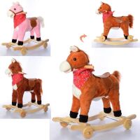 Качалка-каталка Конячка зі звуковими ефектами MP 0086-7 рухливий рот і хвіст / в наявності 3 кольори**