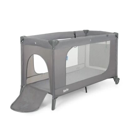 Манеж дитячий EL CAMINO ME 1016 SAFE SAFE Grey Len сірий **