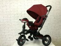 Велосипед коляска дитячий триколісний Azimut Crosser T-350 Eco Air New червоний Велосипед коляска дитячий триколісний Azimut Crosser T-350 Eco Air New червоний