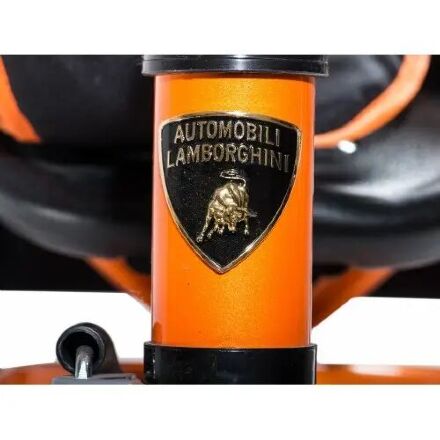 ⏩ Велосипед дитячий триколісний Lamborghini LР2O Єва колеса з фарою і ключем запалюванням помаранчевий