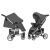Дитяча прогулянкова коляска CARRELLO Vista CRL-8505 Steel Gray в льоні + дощовик