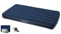 Надувний велюровий матрац ліжко INTEX 68757
