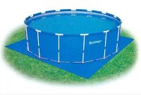 Підстилка під басейн 58002 квадратна 396*396 см Підстилка під басейн 58002 квадратна 396*396 см