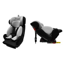 Автокрісло дитяче CARRELLO Quantum CRL-11803/3 Space Black група 0+1+2+3 система ISOFIX / сіре