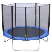 Спортивний батут круглий RJ-0088 діаметр 366см на пружинах з сіткою висота 180 см / колір синій Спортивний батут круглий RJ-0088 діаметр 366см на пружинах з сіткою висота 180 см / колір синій