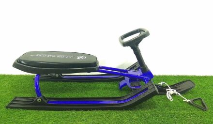 Дитячий Снігокат MUSTANG з м'яким сидінням / Сині