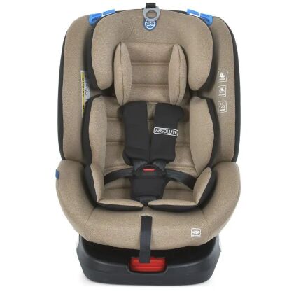 Автокрісло дитяче EL CAMINO Absolute ME 1079 Royal Beige група 0+1,2,3 isofix бежевий льон