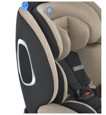 Автокрісло дитяче EL CAMINO Absolute ME 1079 Royal Beige група 0+1,2,3 isofix бежевий льон