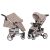 Дитяча прогулянкова коляска CARRELLO Vista CRL-8505 Stone Beige в льоні + дощовик