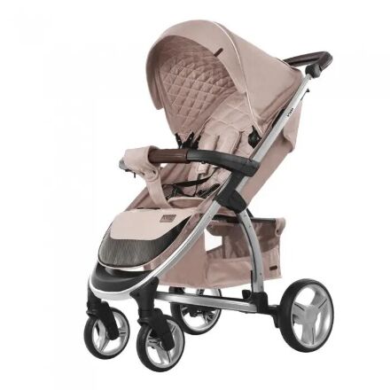 Дитяча прогулянкова коляска CARRELLO Vista CRL-8505 Stone Beige в льоні + дощовик