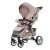 Дитяча прогулянкова коляска CARRELLO Vista CRL-8505 Stone Beige в льоні + дощовик