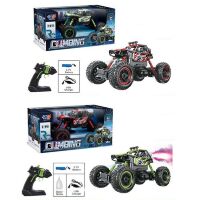 Джип на радіо-керуванні з амортизаторами 3688-P123A-124A зі світлом та парою на акумуляторі / 2 кольори