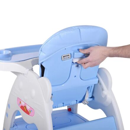 Дитячий складаний стільчик для годування Bambi 113-5 зелений