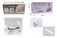 Дитячий горщик Унітаз 63591 з кришкою і ручкою для зливу води / колір синій Дитячий горщик Унітаз 63591 з кришкою і ручкою для зливу води / колір синій