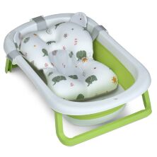 Дитяча пластикова ванночка для купання 77.5 см EL CAMINO ME1151 PLUS Grass Green на ніжках зі зливом та вкладишем