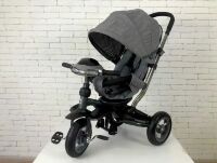 Велосипед коляска дитячий триколісний Azimut Crosser T-350 Eco Air New сірий Велосипед коляска дитячий триколісний Azimut Crosser T-350 Eco Air New сірий