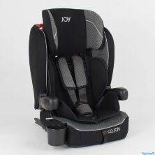 Автокрісло JOY 51226 група 1 2 3 універсальне система ISOFIX вага 9 - 36 кг чорно-сіра
