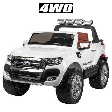 Дитячий електромобіль Ford Ranger M 3573EBLR-1 з м'яким сидінням білий**