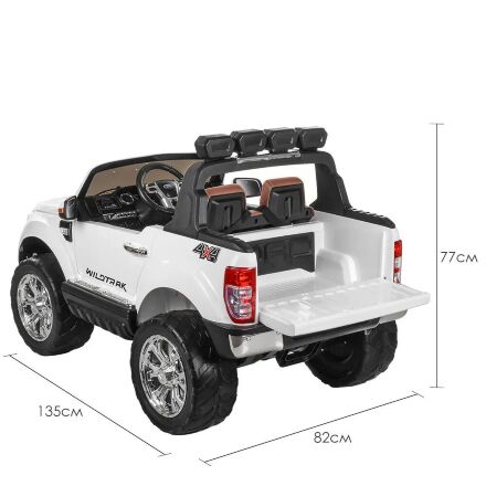 Дитячий електромобіль Ford Ranger M 3573EBLR-1 з м'яким сидінням білий**
