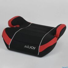 Бустер автомобільний дитяче автокрісло JOY 43769 група 2-3 вага дитини 15-36кг чорно-червоний