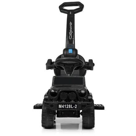 Дитяча машинка каталка-толокар Bambi 2 в 1 M 4121L-4 батьківська ручка музика світло синій