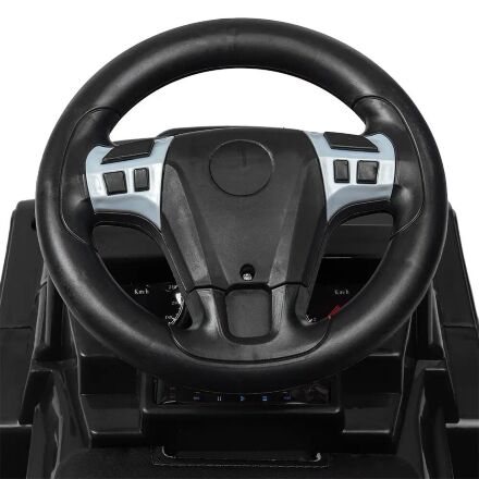 Дитяча машинка каталка-толокар Bambi 2 в 1 M 4121L-4 батьківська ручка музика світло синій