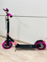 Двоколісний самокат Maraton Cardinal із заднім дисковим гальмом та амортизатором, бірюзовий для дівчинки